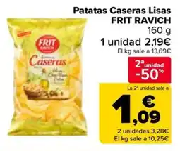 Carrefour FRIT RAVICH Patatas Caseras Lisas oferta