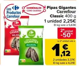 Carrefour Pipas Gigantes Carrefour Classic oferta