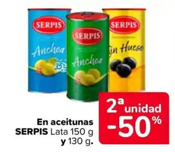 Carrefour SERPIS En aceitunas oferta