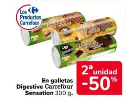 Carrefour En galletas Digestive Carrefour Sensation oferta