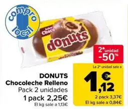 Carrefour DONUTS Chocoleche Relleno oferta