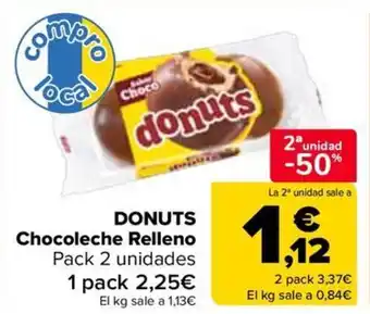 Carrefour DONUTS Chocoleche Relleno oferta