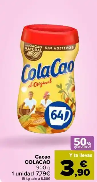 Carrefour COLACAO Cacao oferta