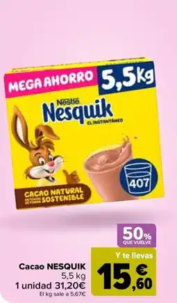 Carrefour NESQUIK Cacao oferta