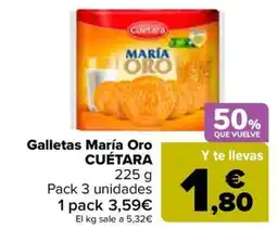 Carrefour CUÉTARA Galletas María Oro oferta
