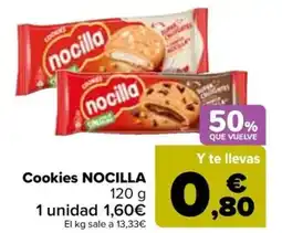 Carrefour NOCILLA Cookies oferta