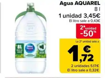 Carrefour AQUAREL Agua oferta