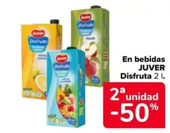 Carrefour JUVER En bebidas Disfruta oferta