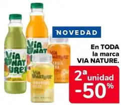 Carrefour VIA NATURE En toda la marca oferta