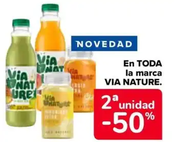 Carrefour VIA NATURE En toda la marca oferta