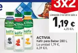 Dia Dia lactea - yogur doble 0% natural oferta
