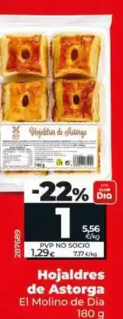Dia El molino de dia - hojaldres de astorga 180 g oferta