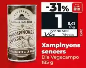 Dia Dia vegecampo - champiñones enteros oferta