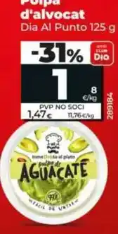 Dia Dia al punto - pulpa de aguacate oferta