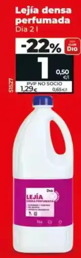 Dia Dia - lejía densa perfumada oferta