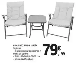 E.Leclerc Conjunto salón jardín oferta