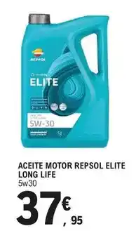 E.Leclerc Repsol - aceite motor elite long life oferta