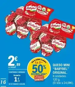 E.Leclerc Babybel - queso mini original oferta