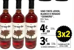 E.Leclerc Cermeño - vino tinto joven, blanco o rosado oferta