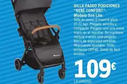 E.Leclerc Bebé confort - silla paseo posiciones oferta