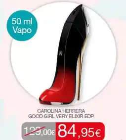 Passion Beauté Carolina herrera - good girl very elixir edp oferta