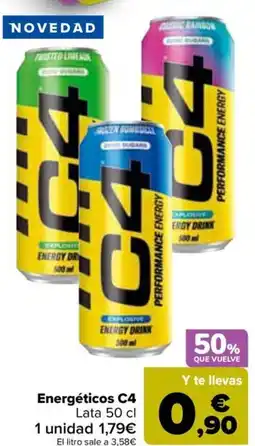 Carrefour C4 Energéticos oferta