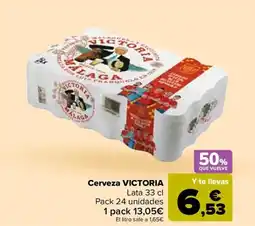 Carrefour VICTORIA Cerveza oferta