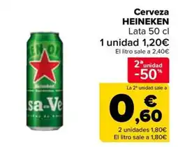 Carrefour HEINEKEN Cerveza oferta