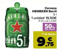 Carrefour HEINEKEN Cerveza Barril oferta