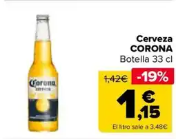 Carrefour CORONA Cerveza oferta