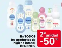 Carrefour DENENES En todos los productos de higiene infantil oferta