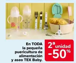 Carrefour TEX Baby En toda la pequeña puericultura de alimentación y aseo oferta