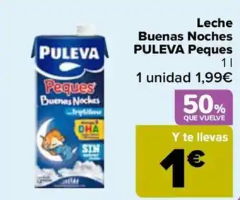 Carrefour PULEVA Leche Buenas Noches Peques oferta