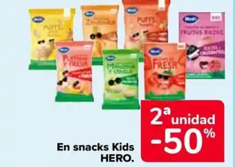 Carrefour HERO En snacks Kids oferta