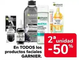 Carrefour GARNIER En todos los productos faciales oferta