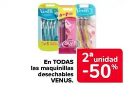 Carrefour VENUS En todas las maquinillas desechables oferta