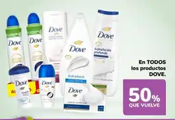 Carrefour DOVE En todos los productos oferta