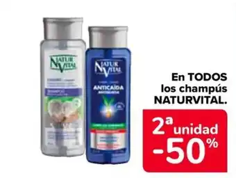 Carrefour NATURVITAL En todos los champús oferta