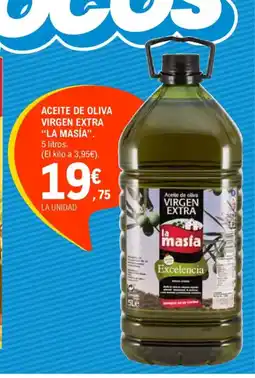 E.Leclerc LA MASIA Aceite de oliva virgen extra oferta