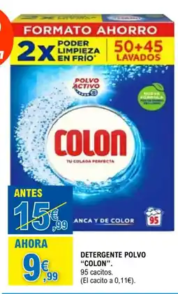 E.Leclerc COLON Detergente polvo oferta