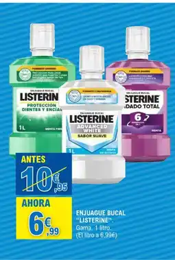 E.Leclerc LISTERINE Enjuage bucal oferta