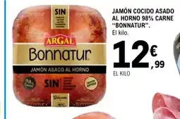 E.Leclerc BONNATUR Jamón cocido asado al horno 98% carne oferta
