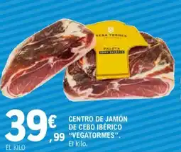 E.Leclerc VEGATORMES Centro de jamón de cebo ibérico oferta