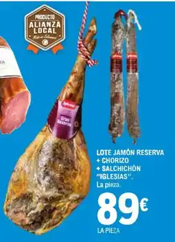 E.Leclerc Lote jamón reserva oferta