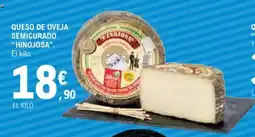 E.Leclerc HINOJOSA Queso de oveja semicurado oferta