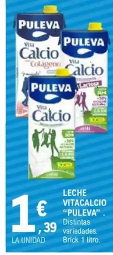 E.Leclerc PULEVA Leche vitacalcio oferta