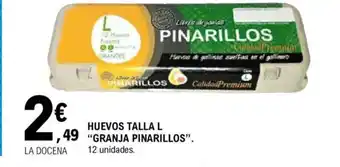 E.Leclerc GRANJA PINARILLOS Huevos talla oferta
