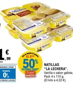 E.Leclerc LA LECHERA Natillas oferta