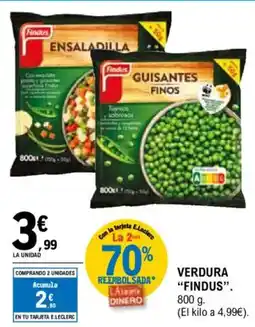 E.Leclerc FINDUS Verdura oferta