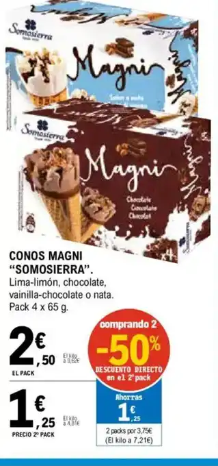 E.Leclerc SOMOSIERRA Conos magni oferta